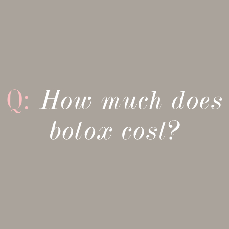 how much does botox cost with So Sage Blog