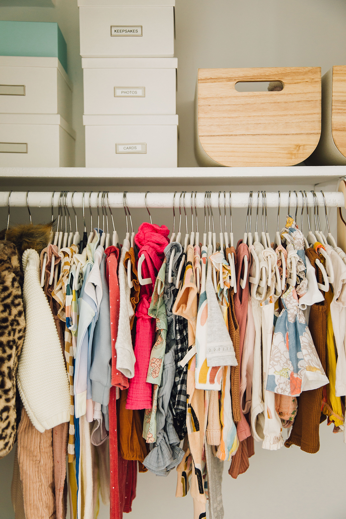 how to organize a baby girls nursery closet