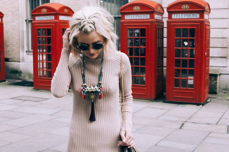 london fashion week knit dress