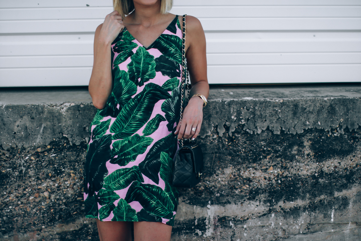 palm print dress from Topshop