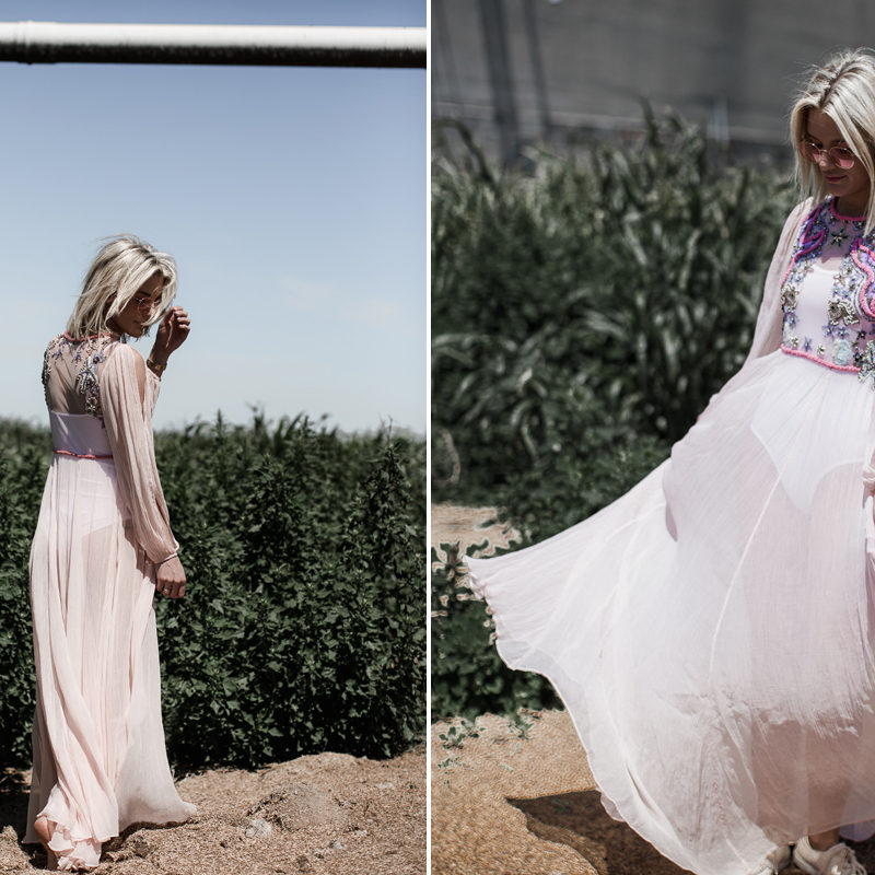 Urban Outfitters embellished maxi dress