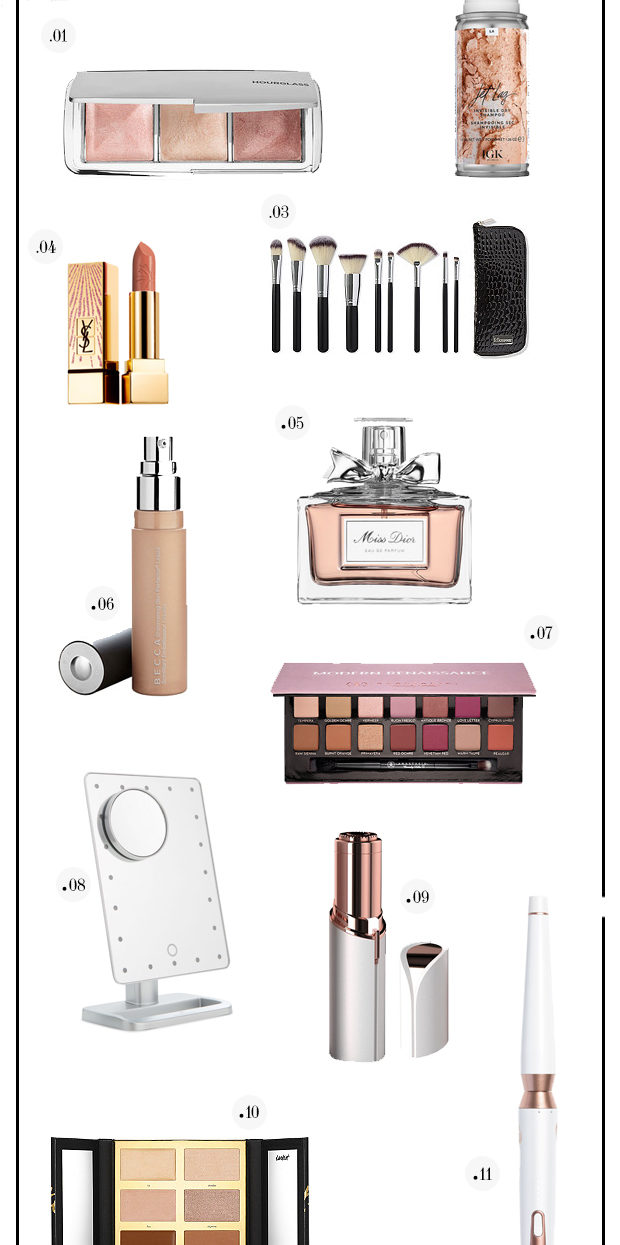 holiday gift guide for the beauty lover on So Sage Blog