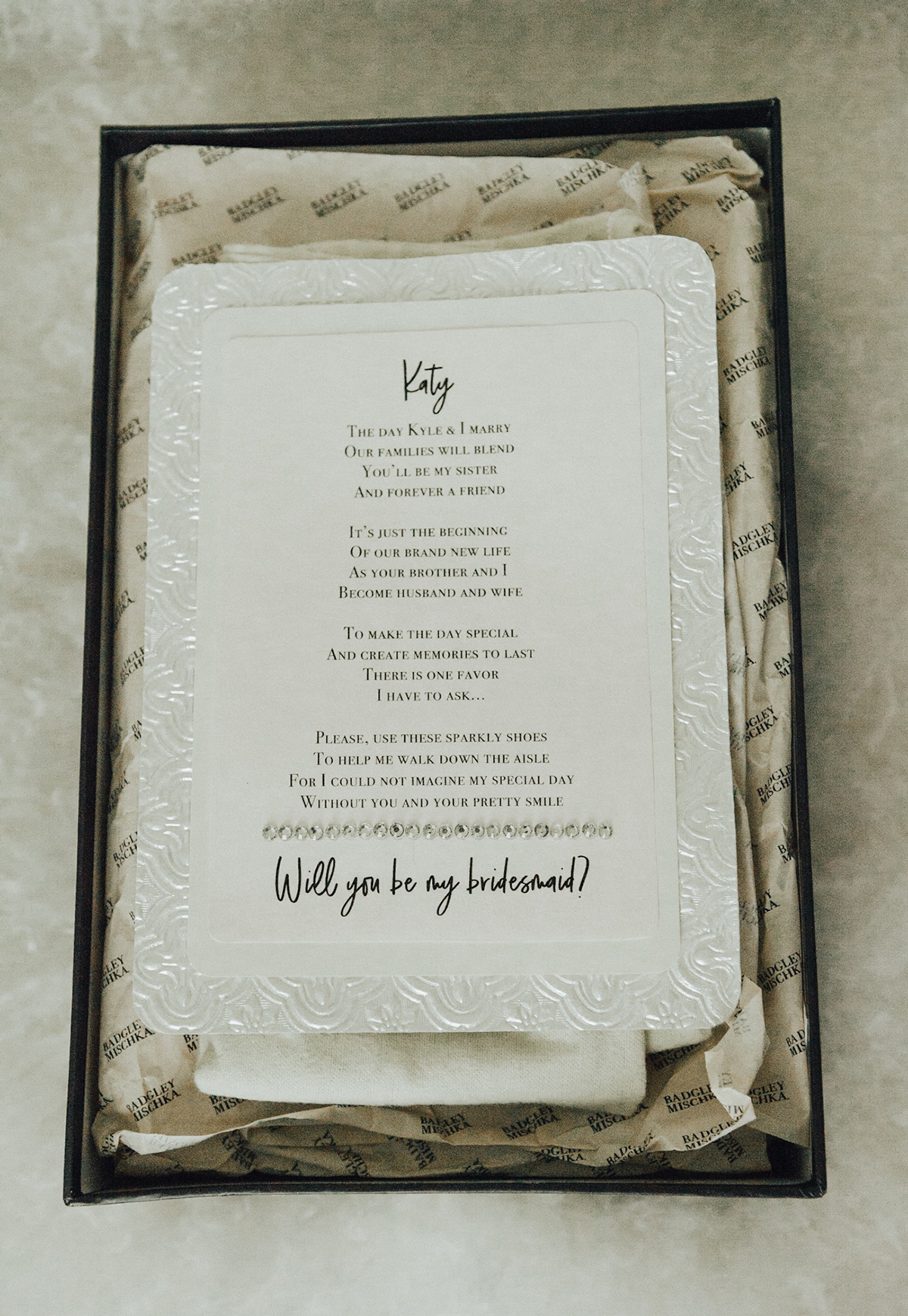 a bridesmaid proposal idea by blogger So Sage