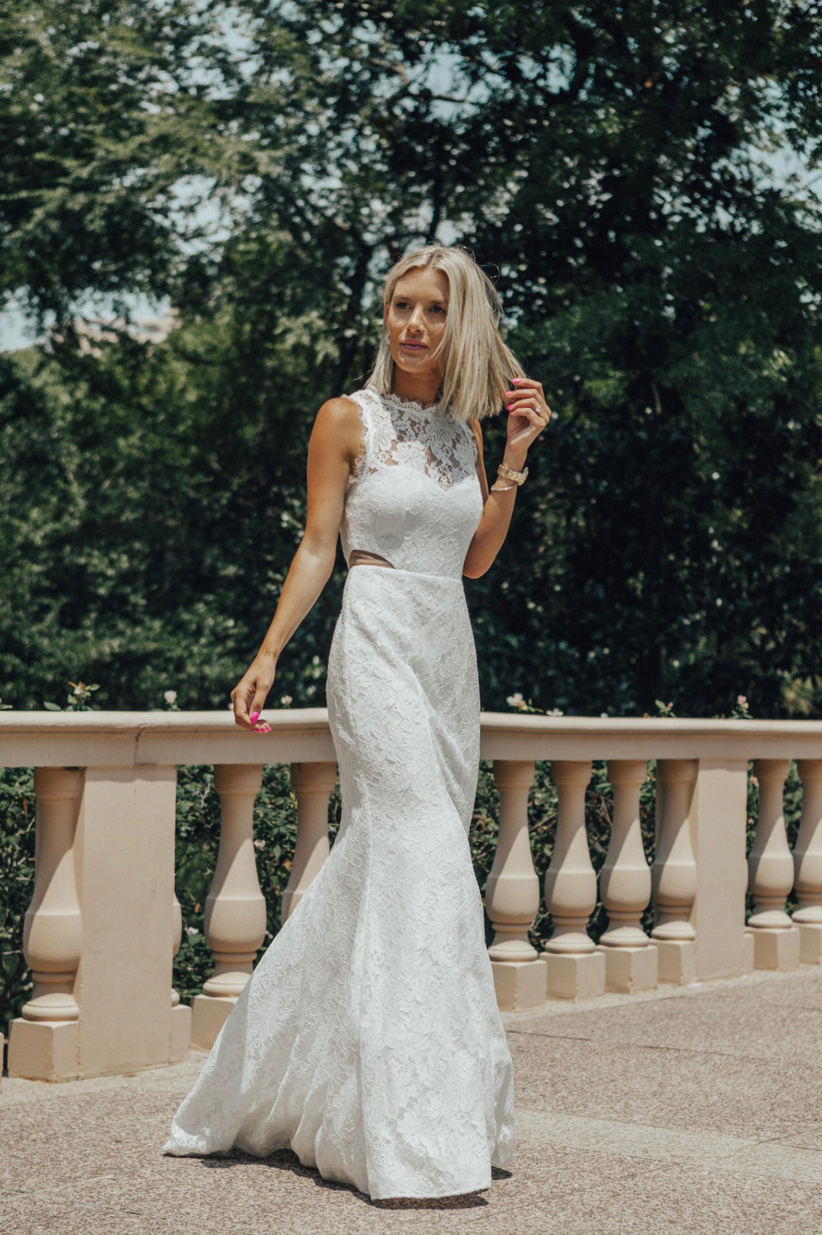 the perfect lace wedding dress for the bride on a budget