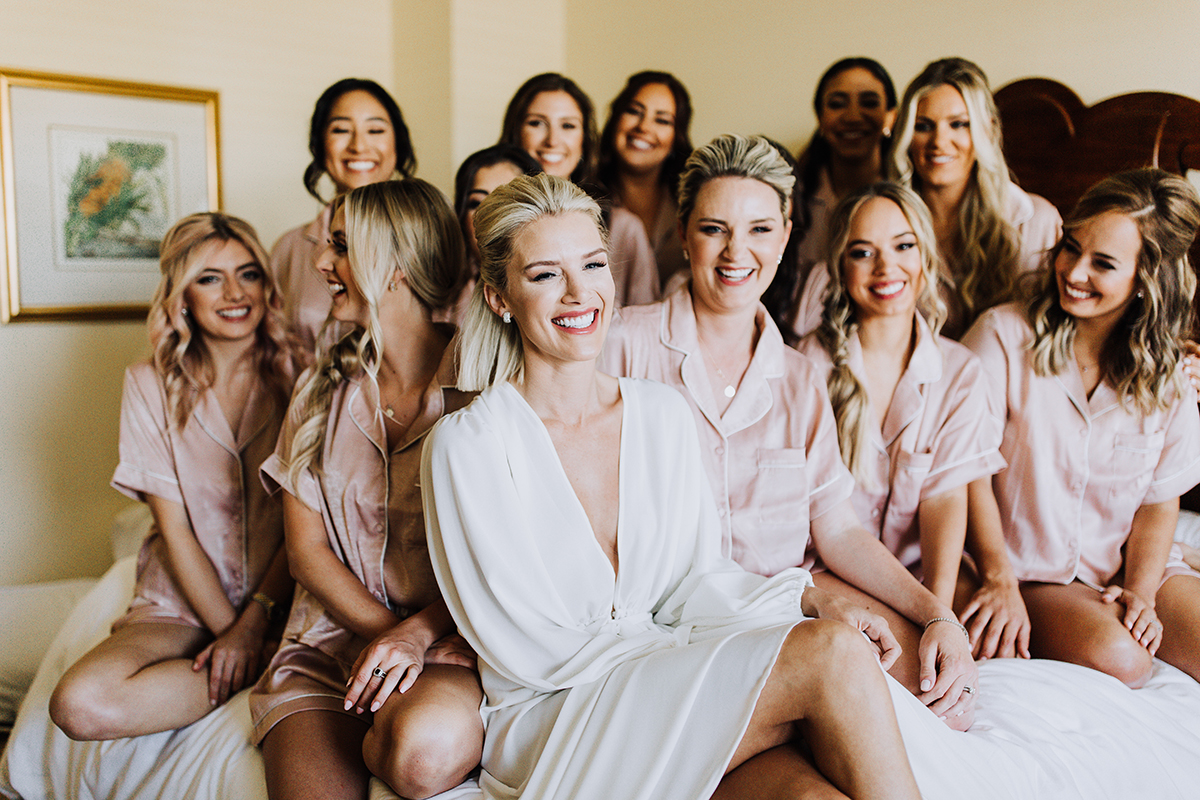 the best hair and makeup for your bridal party and bridesmaids