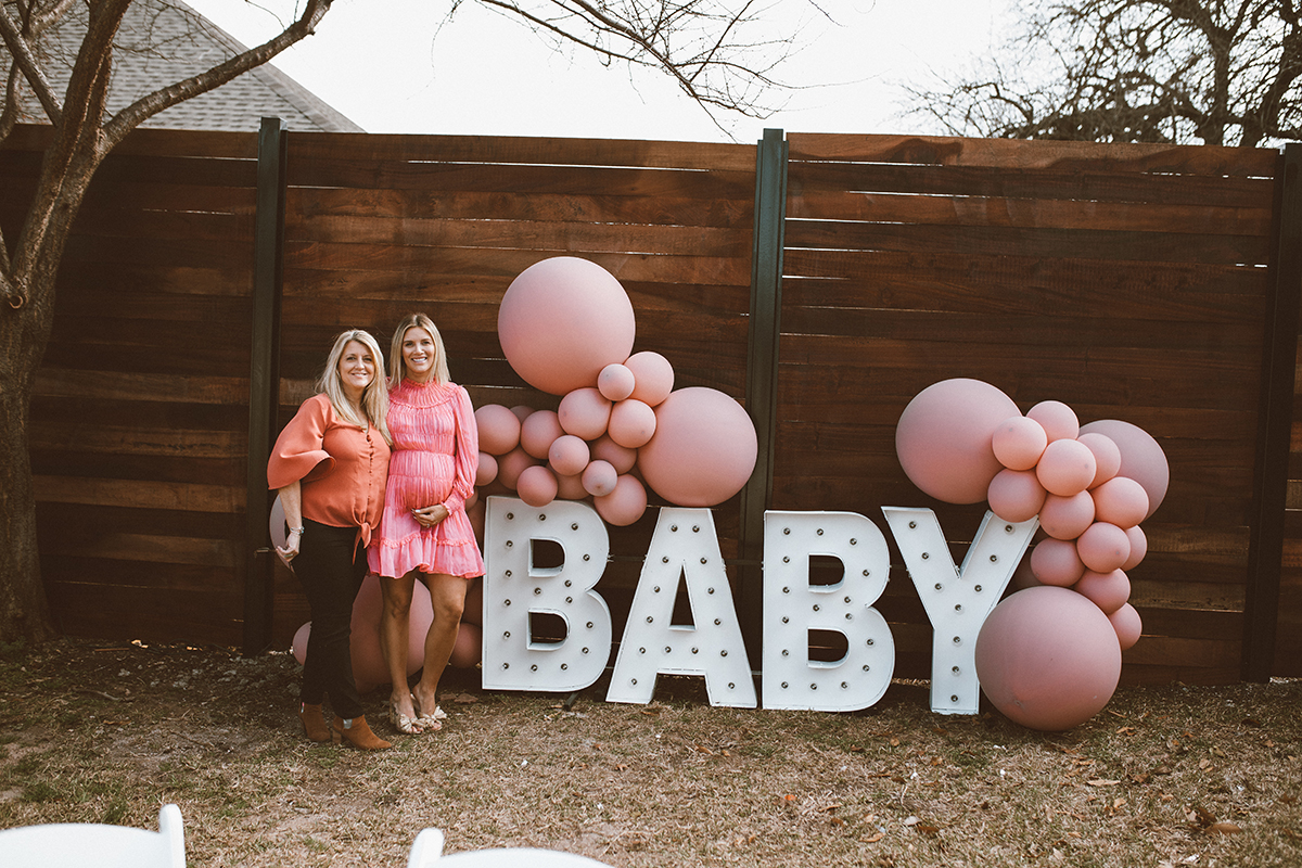 baby shower sign