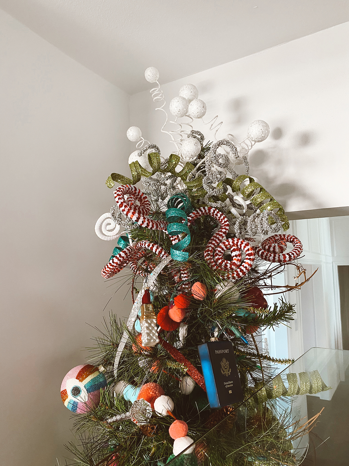 funky christmas holiday tree
